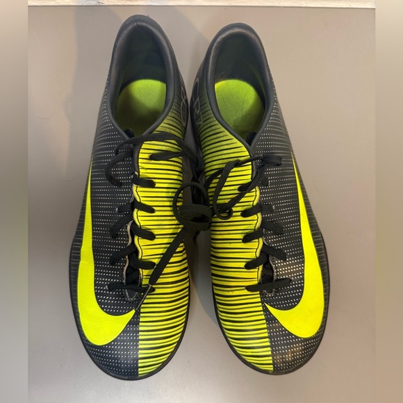 NIKE JR MERCURIALX VAPOR XI CR7 kids turf shoe seaweed - Picture 3 of 5